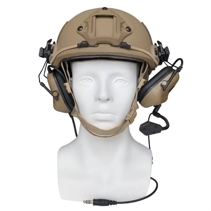 PE Armata Livell Militari Iiia Ballistiku Bulletproof Elmu Bil Headset