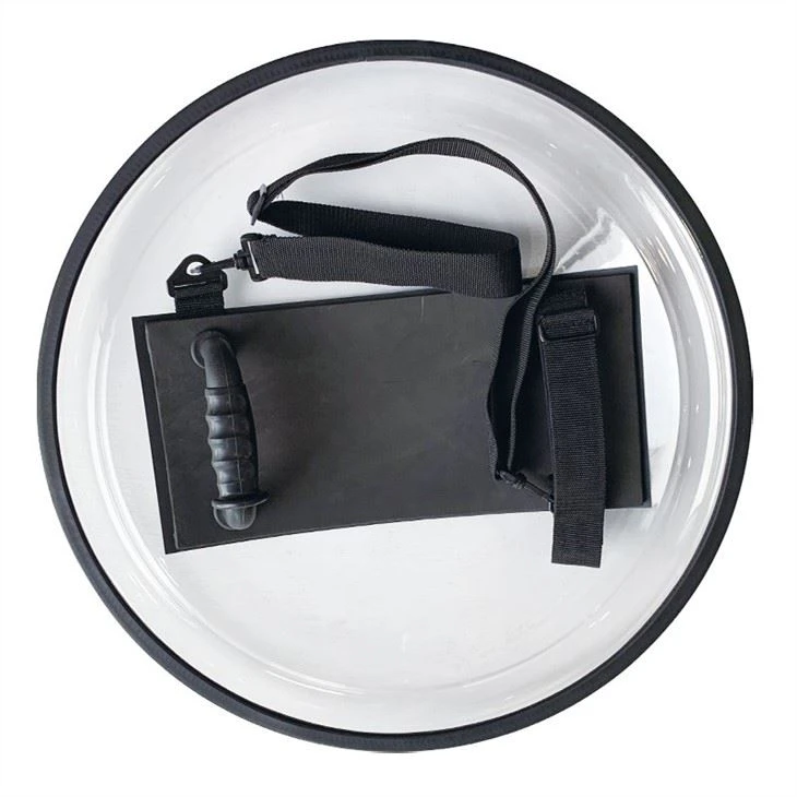 Round Diameter 600mm Military Anti Riot Gear Transparent PC Tactical Antiriot Shield For Law Enforcement Protection
