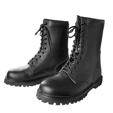 Reżistenza Għolja Anti Slip Ġilda Ġlieda kontra Boots Għall Militari