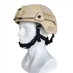 Khaki Aramid Militari Mich Tattiku Bullet Proof Elmu B'Konnetturi Ferrovjarji Aċċessorji